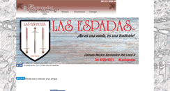 Desktop Screenshot of lasespadas.com.mx